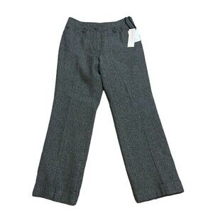 NWT Jones New York sport Dress Pant tweed style 10 lined classic Berkshire boss